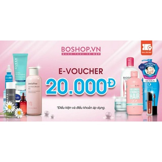 E-voucher trị giá 20.000đ tại boshop