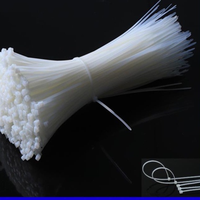 Gói 100 chiếc dây rút, dây thít nhựa Màu trắng, đen (tự chọn) - Future Autoparts