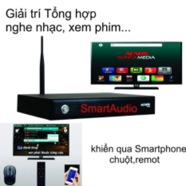 Acnos SoncaMedia KM6 Đầu Karaoke có ổ cứng 2T