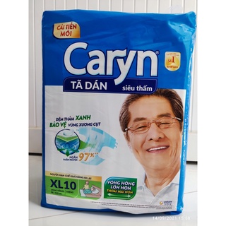 Tã dán người lớn caryn siêu thấm size xl - 10 miếng dành cho người hạn chế khả năng đi lại