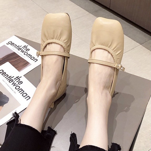 GIẦY BÚP BÊ 💎SALE💎 GIÀY NỮ CÔNG SỞ BÚP BÊ MŨI VUÔNG DA MỀM NHẬP KHẨU CAO CẤP ĐẾ DẺO SIÊU ÊM CHÂN HOT 2021 | BigBuy360 - bigbuy360.vn