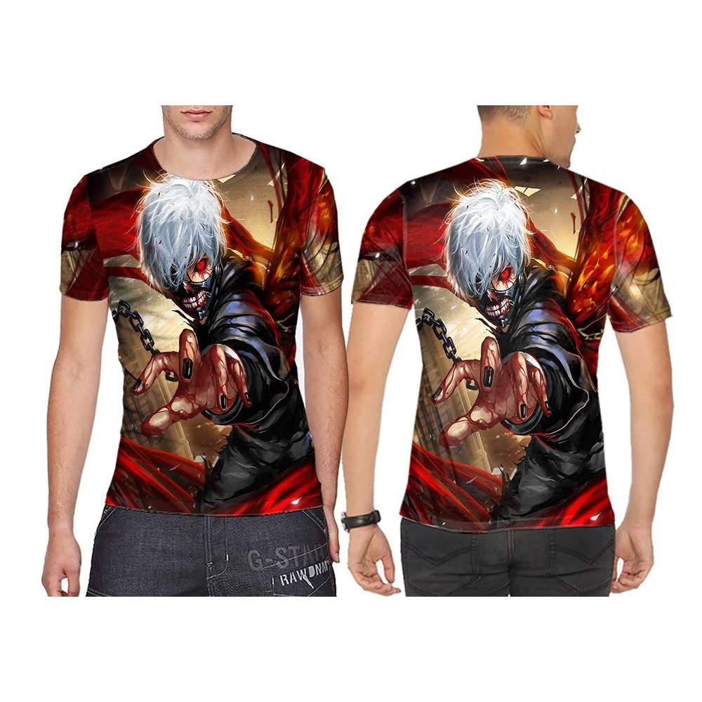 Áo Khoác Hoodie In Họa Tiết Tokyo Ghoul Ken Kaneki 2 Size S-3xl Cho Nam Và Nữ