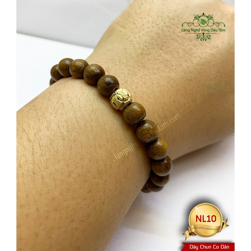 Vòng dâu tằm dành cho người lớn mix charm họa tiết tinh tế