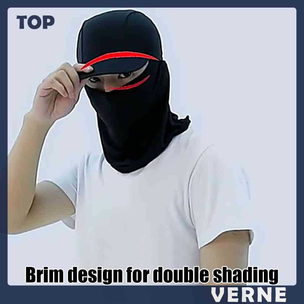Nón Kiêm Khăn Quàng Cổ Chống Nắng Thoáng Khí Tiện Dụng Khi Đi Xe Đạp
