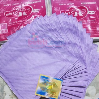 Combo 5 bich Tã lót siêu thấm Hiền Trang 90 tờ/ bịch