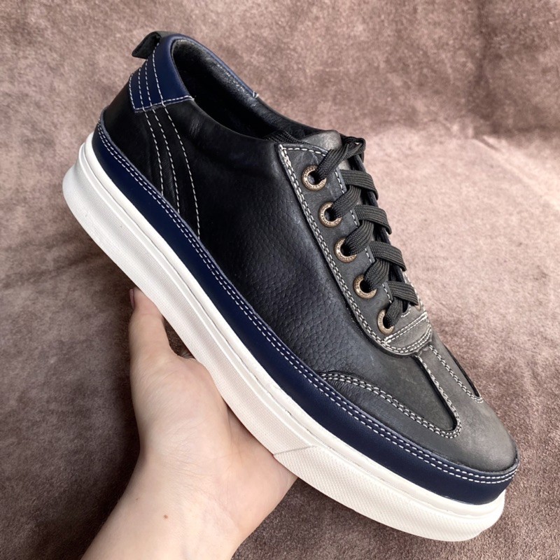 Giày thể thao da bò thật / sneaker TEFOSS HN495 size 38-44(phom ôm chân)