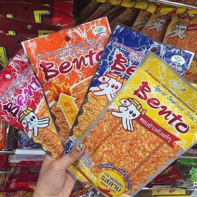 [Mã 156FMCGSALE hoàn 8% đơn 500K] Lẻ 1 Túi Mực BenTo Thái Lan