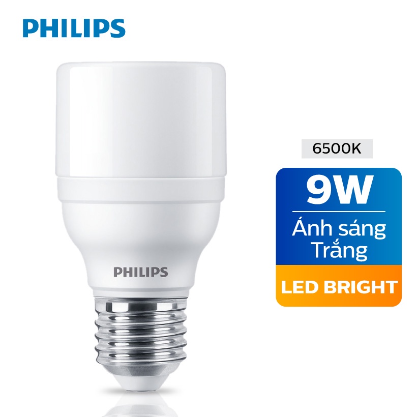 Bóng đèn Philips LED Bright E27 thay thế dòng bóng Compact - Ánh sáng trắng/ Ánh sáng vàng