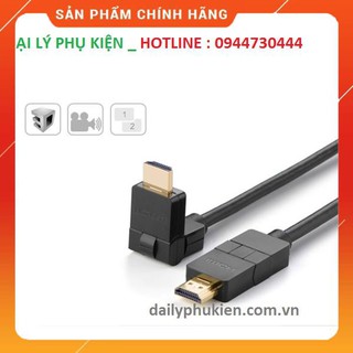 CÁP TÍN HIỆU HDMI ĐẦU XOAY 180 ĐỘ UGREEN 10125