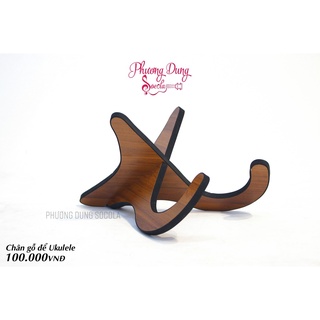 giảm 25% Chân gỗ kê đàn Ukulele