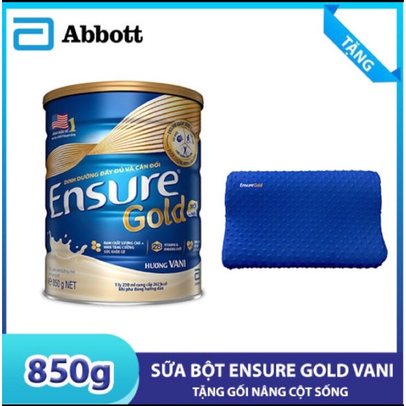 Ensure Gold Vani 850 tặng Gối Cao Su Non
