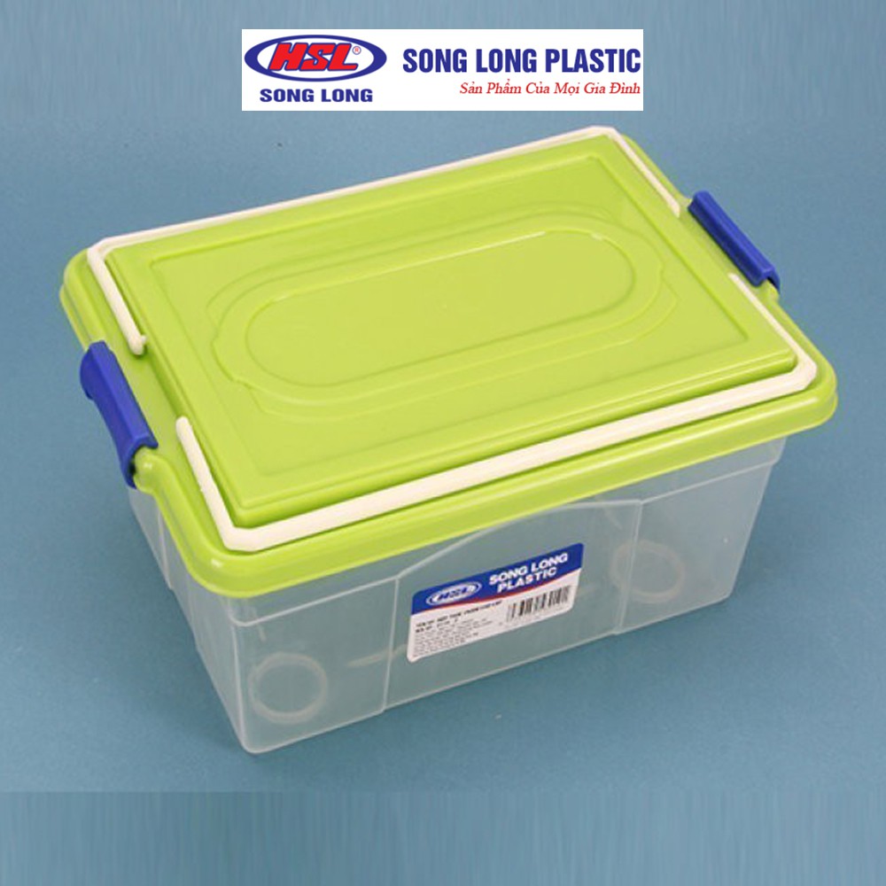 Bộ 3 hộp đựng thực phẩm nhựa có nắp Song Long Plastic cao cấp - 2172