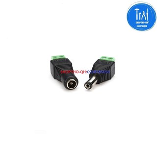 Một đôi giắc DC (ĐỰC+CÁI) 5.5x2.1mm.