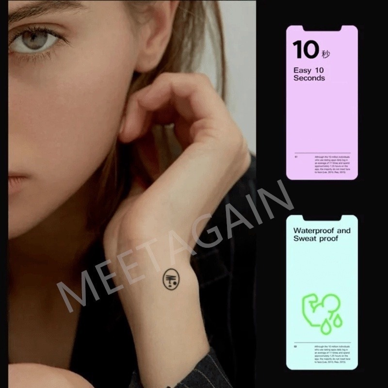 【MEET Magic Tattoo】 Hình xăm dán ma thuật 25cm chống nước lâu trôi 15 ngày sành điệu