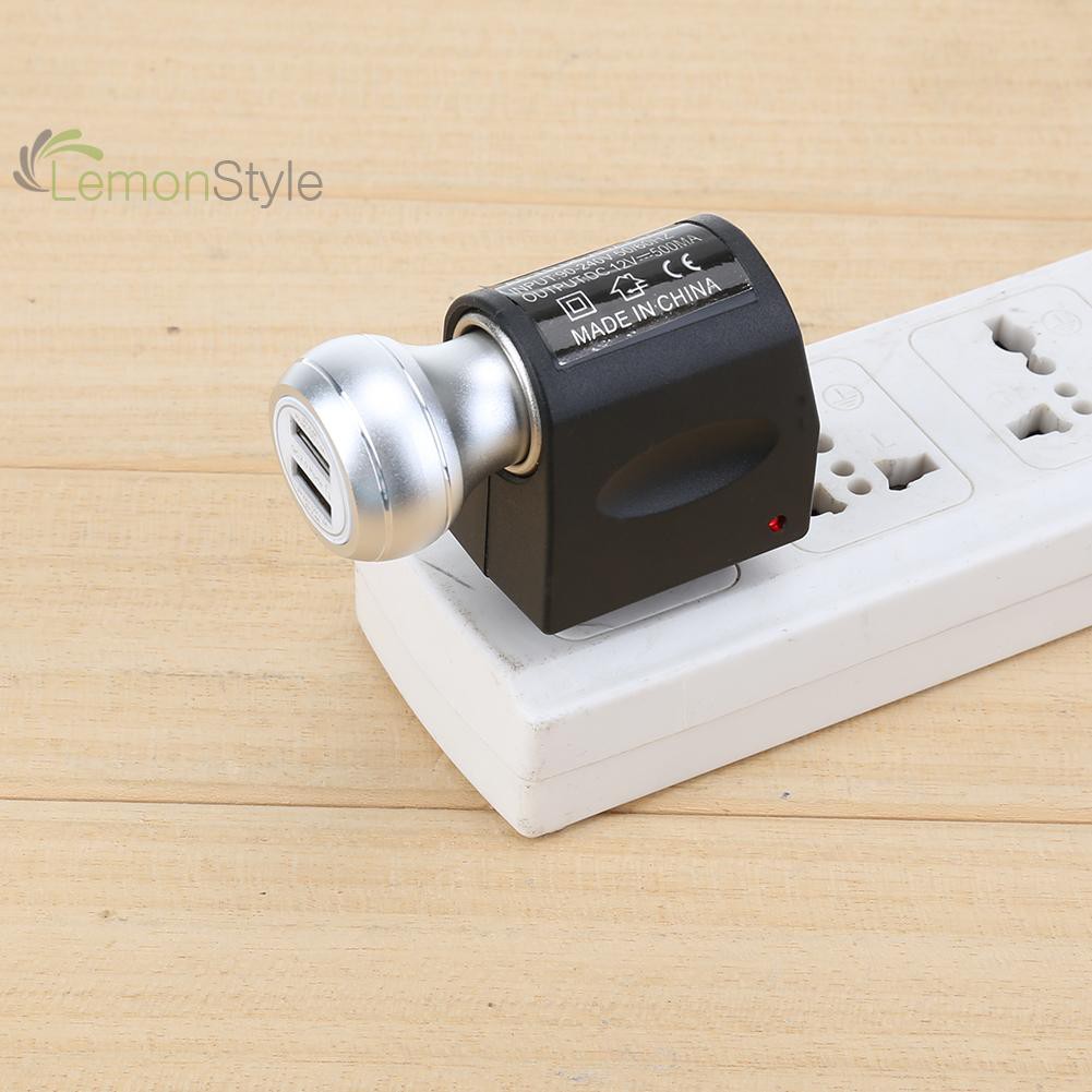 Ổ cắm bật lửa chuyển đổi nguồn điện 220V AC thành 12V DC