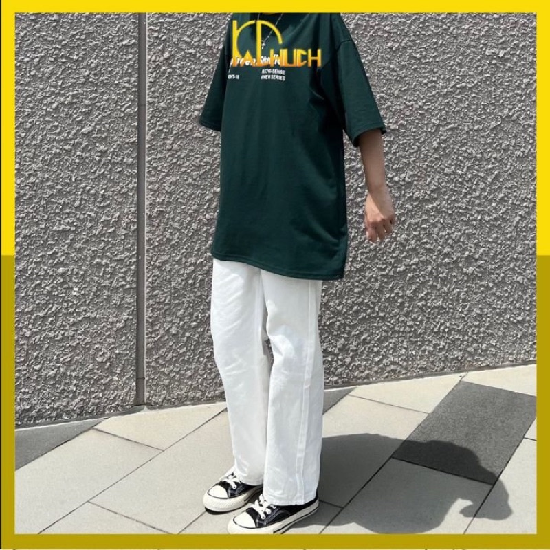 Áo thun tay lỡ form rộng EIGHTEEN vải cotton dày dặn bao đẹp