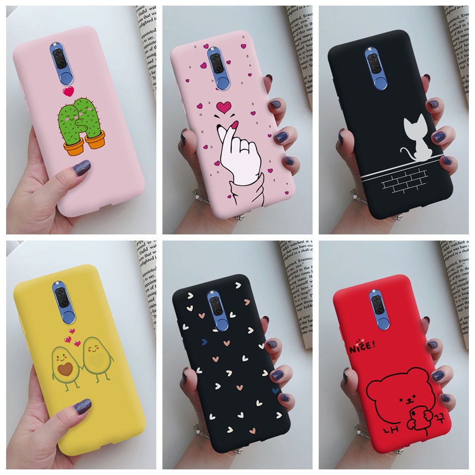 Ốp điện thoại silicon mềm họa tiết trái bơ cho Huawei Mate 10 Lite Nova 2i REN-L22