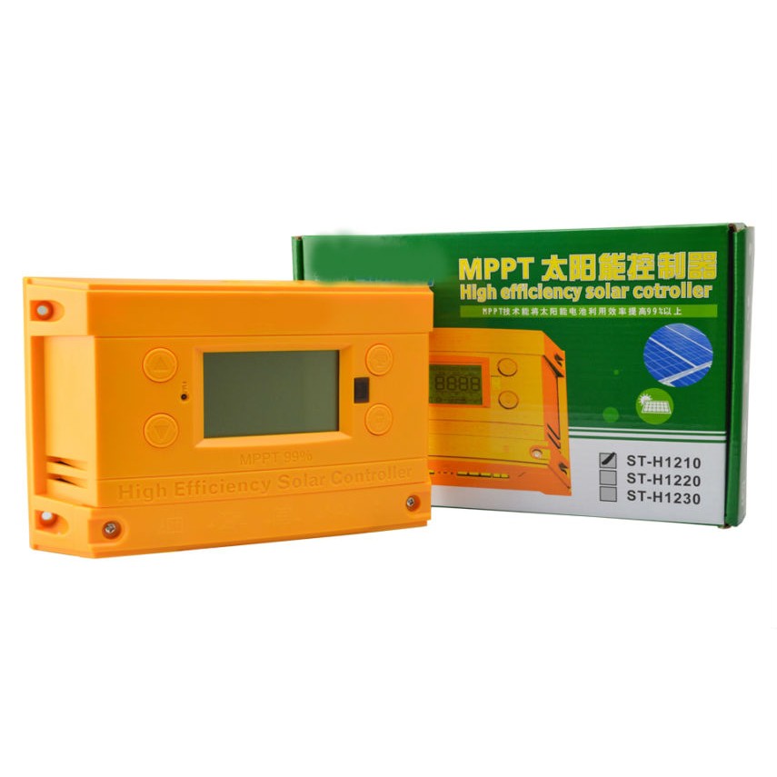 Bộ điều khiển sạc năng lượng mặt trời MPPT 20A có màng hình LCD