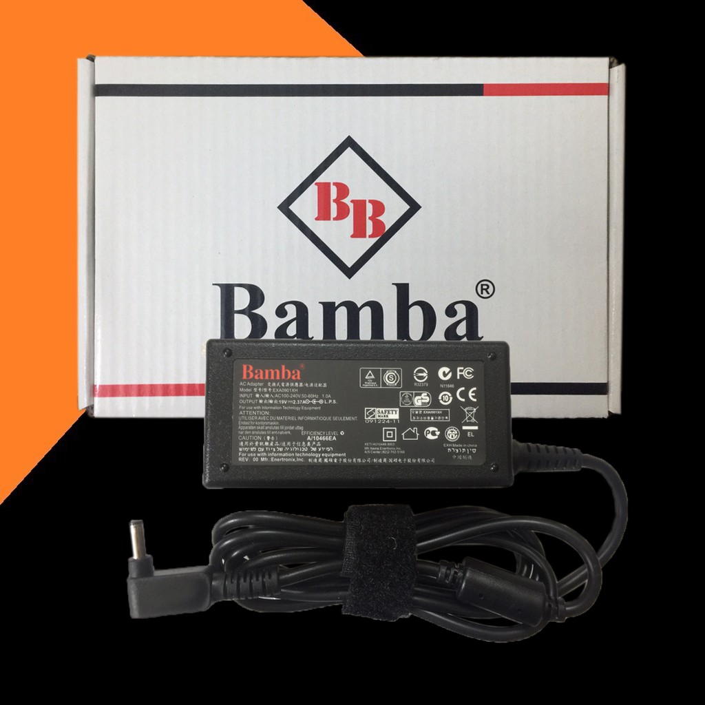ADAPTER BAMBA 19V - 2.37A (ĐẦU LỚN)-cho laptop asus
