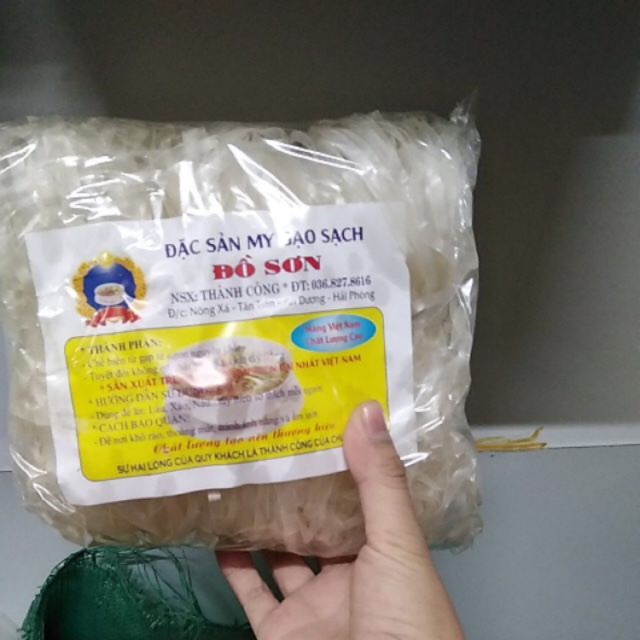 Mỳ gạo sạch ĐỒ SƠN gói 350g-500gr