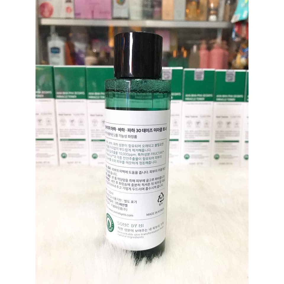 Nước hoa hồng SOME BY MI AHA-BHA-PHA 30 Days Miracle Toner 150ml