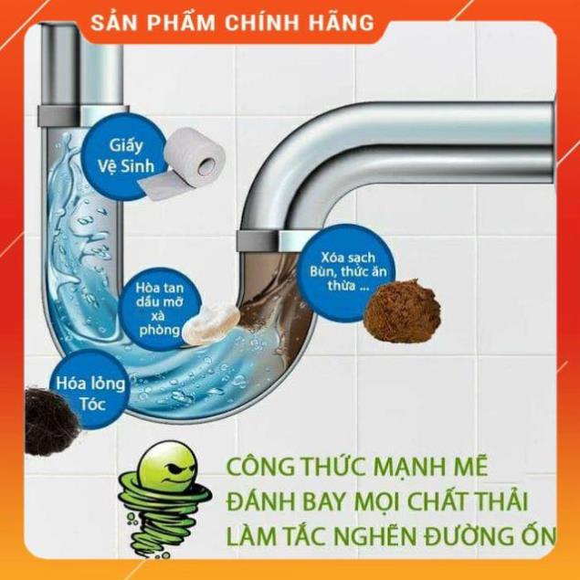 Hộp Bột Thông Cống Xoáy Cực Mạnh