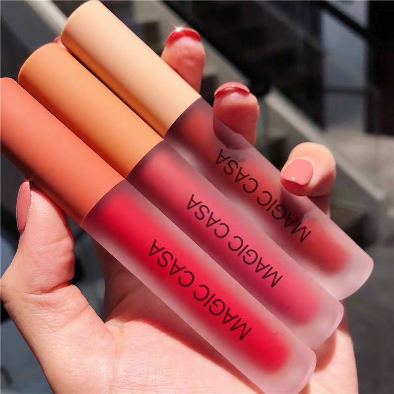 Set 3 son kem lì Magic Casa fluffy lip glaze velvet g20shop