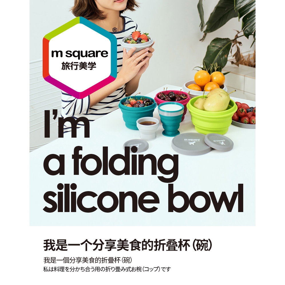 Ly gấp bằng Silicone tiện lợi khi đi dã ngoại | BigBuy360 - bigbuy360.vn