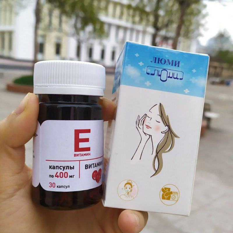 Vitamin E đỏ Nga 400mg Lumi