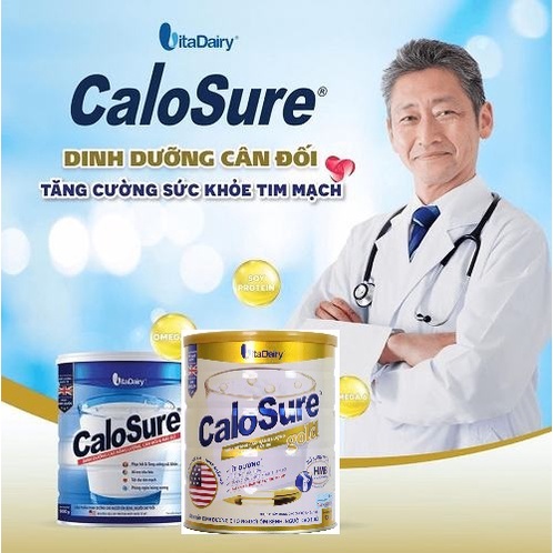 [CHÍNH HÃNG] Sữa bột Calosure/ calosure gold lon 900g (mẫu mới)