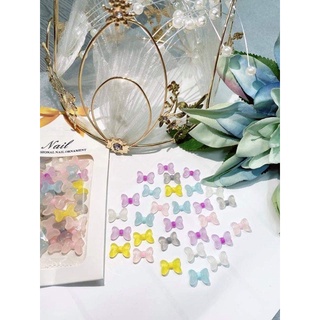 Set phụ kiện nơ trang trí móng