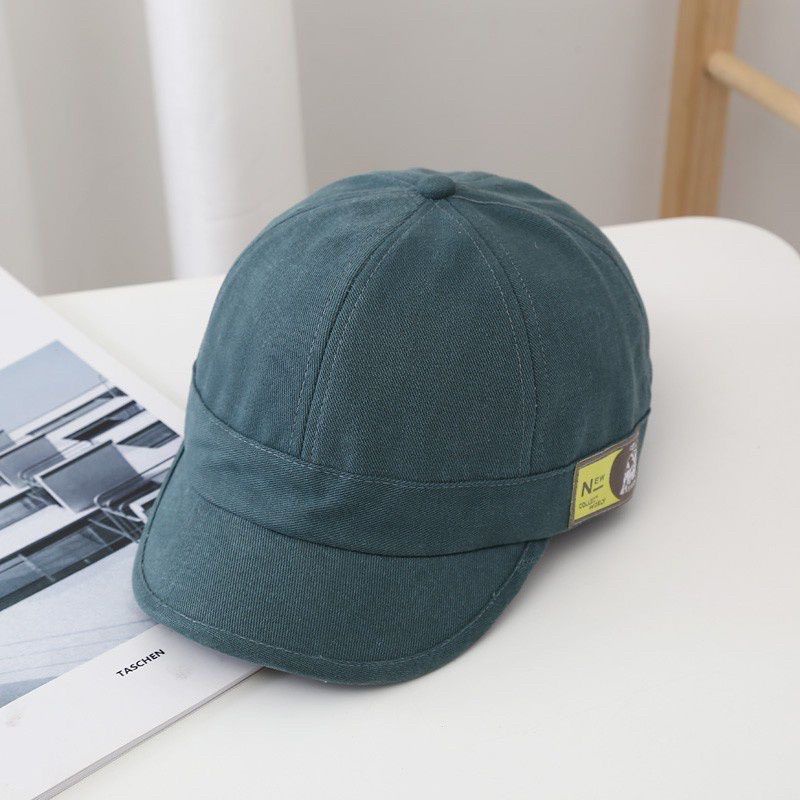 Mũ Kết Unisex Chất Liệu Kaki Tag Hông Cá Tính