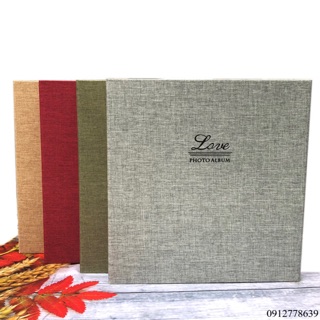 Album ảnh dán Fabric (40 ảnh cỡ 31,5x32,5cm)