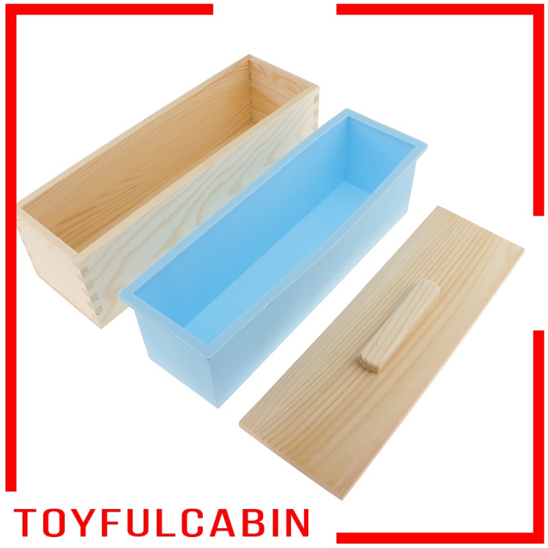 Khuôn Silicone Làm Xà Phòng Hình Chữ Nhật