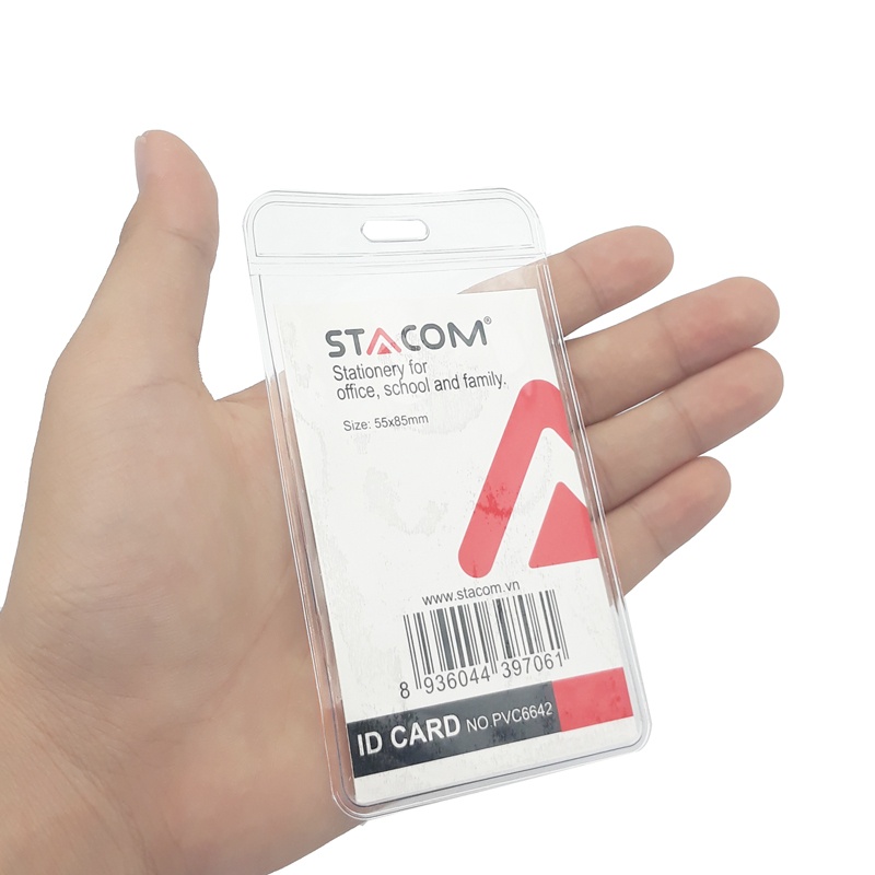 Bảng Tên Nhựa Dọc Stacom ID-PVC6642