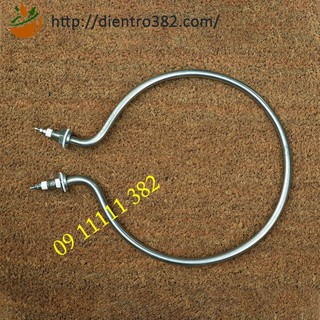 Thanh nhiệt vòng tròn inox 304 điện áp 220V/380V.