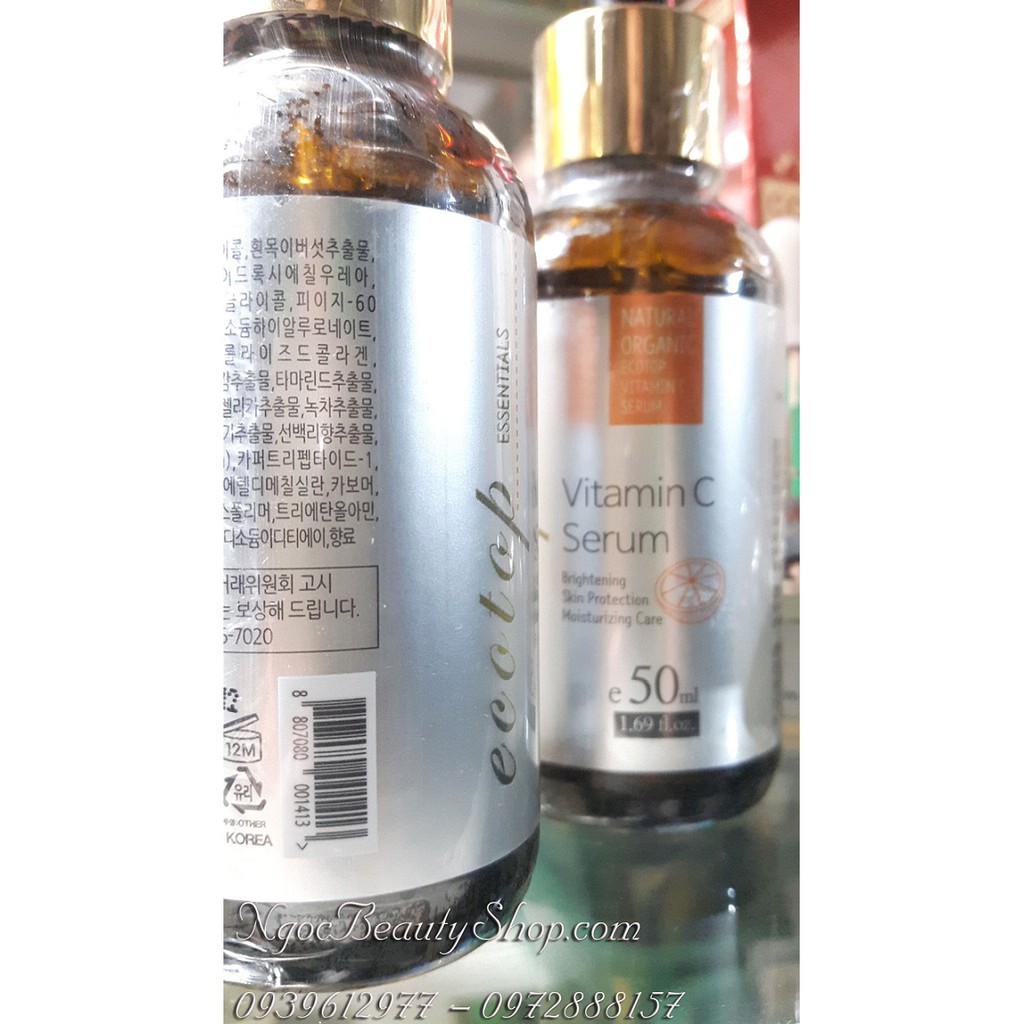 Serum Vitamin C dưỡng da Ecotop 50ml