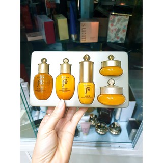 Bộ mini Whoo vàng dưỡng ẩm & trắng da 5 sp