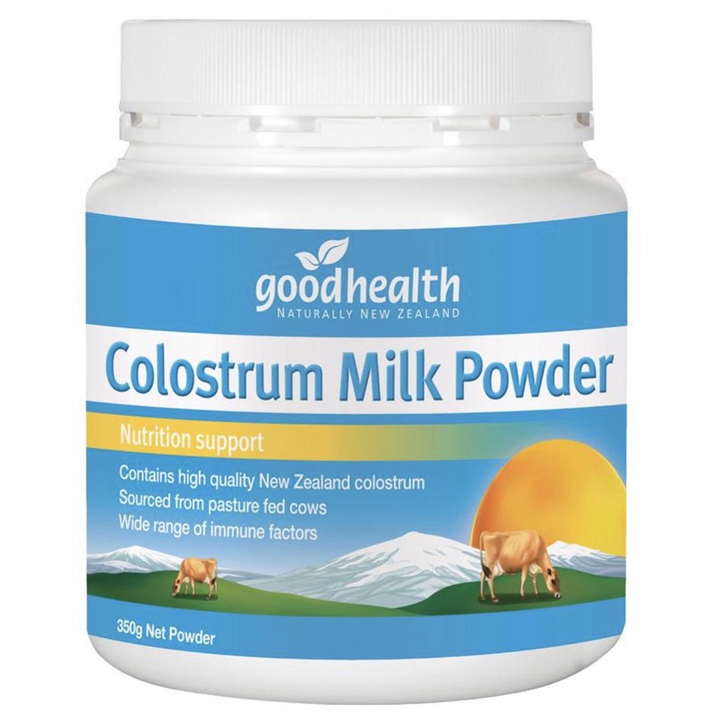 SỮA NON – GOODHEALTH – NEW ZEALAND  Colostrum Milk Powder - 100% đến từ thiên nhiên (Hộp 350g bột)