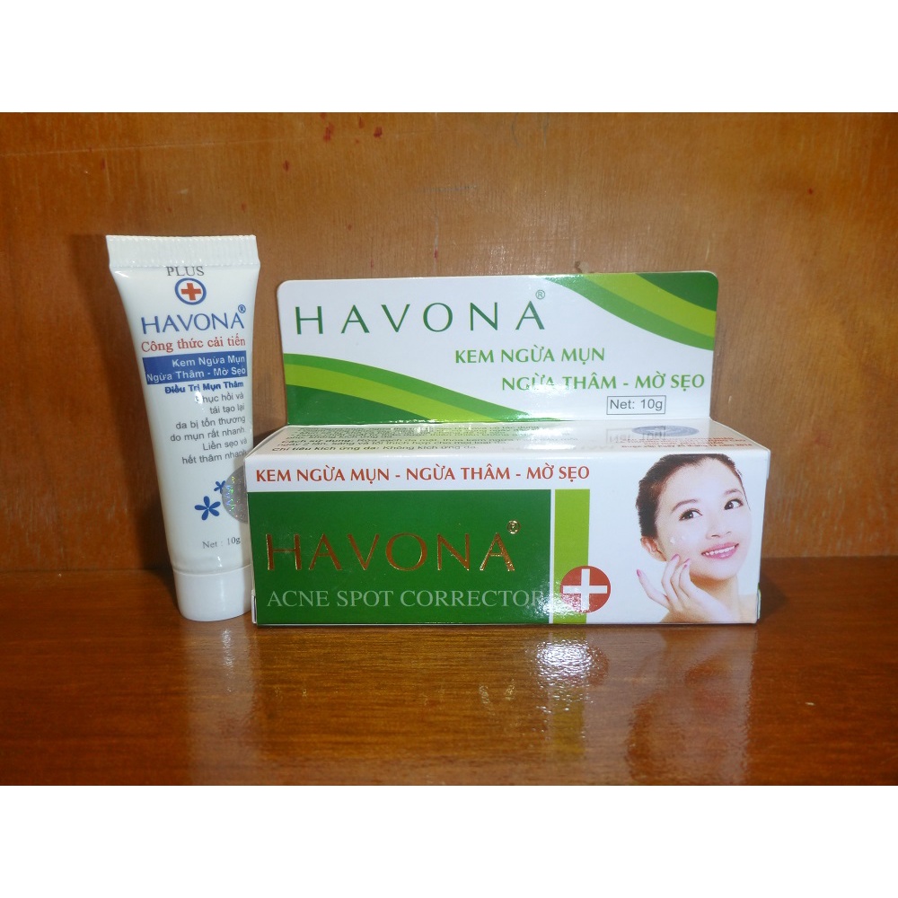 HAVONA PLUS 10G. KEM NGỪA MỤN, NGỪA THÂM, MỜ SẸO (MP2)