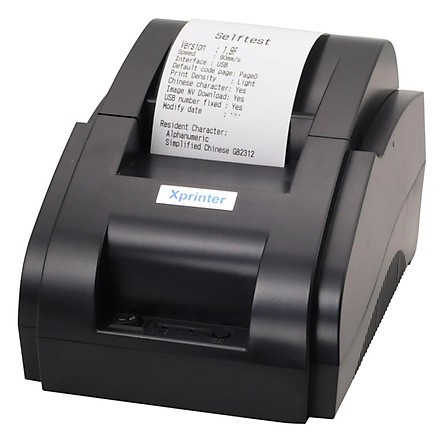 Máy In Hóa Đơn Xprinter XP-58IIH In Bill Tính Tiền Từ Máy POS Bán Hàn, giấy in nhiệt K58 58mm