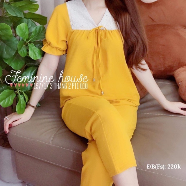 Đồ ngủ lụa kate phối ren