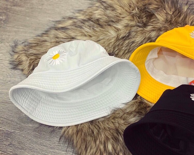 FREESHIP 50K - Mũ Thêu Hoa Cúc Unisex Nam, Nữ