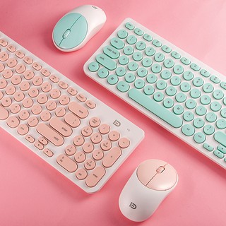 Bàn Phím Máy Tính ⭐FREE SHIP⭐ Bộ Bàn Phím Chuột Không Dây Chống Tràn Nước N520 N518 - PC05 PC38