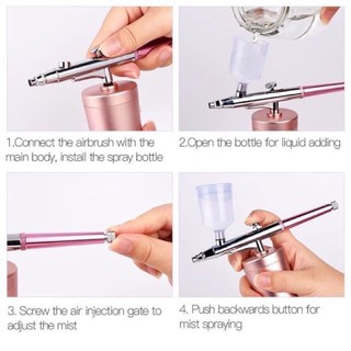 Máy phun oxy mini cầm tay tích điện