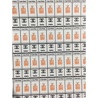 10c tem dán chai chiết các loại (Vỏ chiết nước hoa/Ống chiết nước hoa/Chai chiết nước hoa/ Tem/Nhãn)