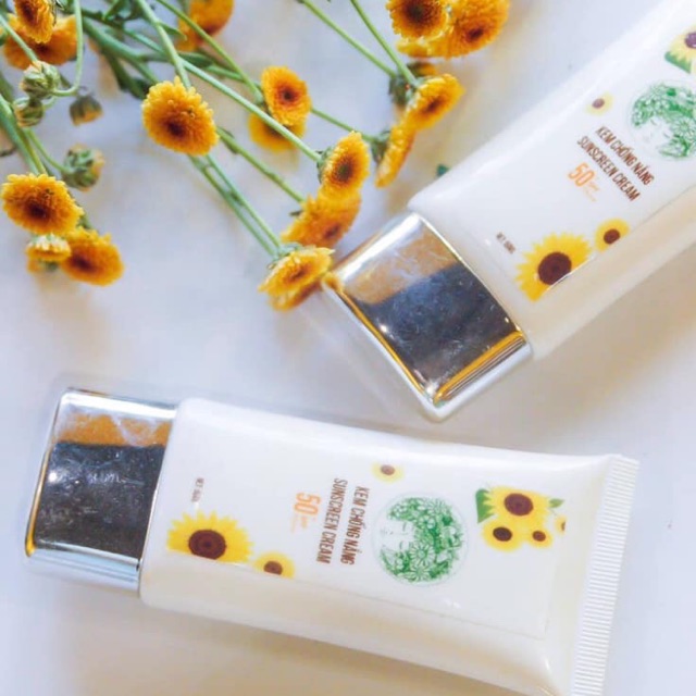 50ml kem chống nắng hoa hướng dương Handmade