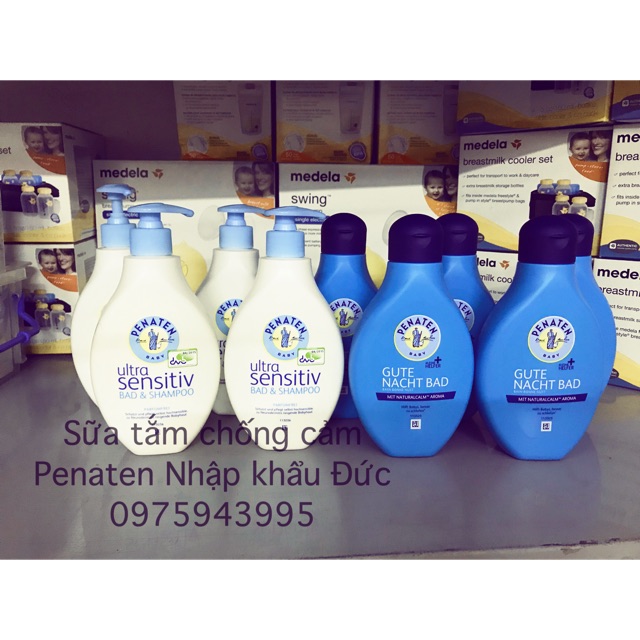 Sữa tắm chống cảm cúm Penaten hàng nhập Đức