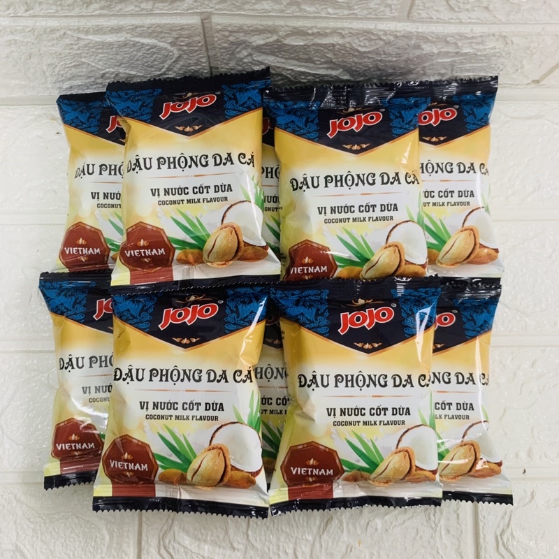 ĐẬU PHỘNG DA CÁ VỊ NƯỚC CỐT DỪA JOJO GÓI 100G