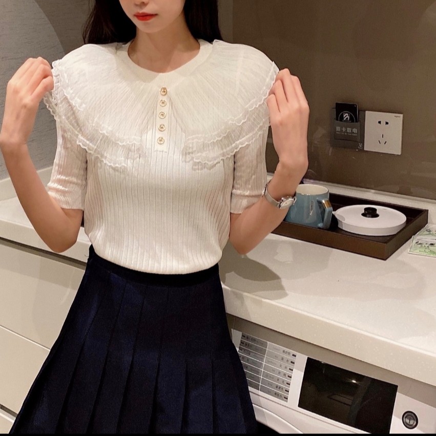 Áo Dệt Kim Phong Cách Hàn Quốc 3797 X | BigBuy360 - bigbuy360.vn